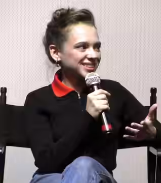 Shira Haas attending Israel Film Festival's post-screening discussion of The Conductor (2018) in Los Angeles