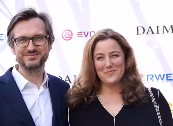 Jörg Winger und Anna Winger bei der Verleihung des 'Grimme Preis 2016' am 08.04.2016 in Marl.