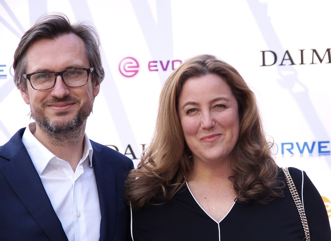 Jörg Winger und Anna Winger bei der Verleihung des 'Grimme Preis 2016' am 08.04.2016 in Marl.
