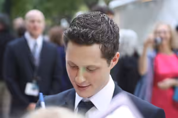 Noah Reid at the premier of Score A Hockey Musical TIFF 2010.
