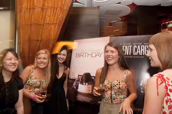 At the Empire Lounge for the SDF Premiere after party. To find out more about the Short Dramatic Film Program, please visit: <a href="http://cfccreates.com/s (2011)