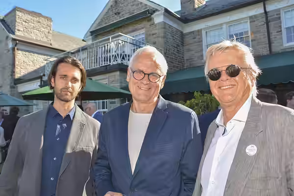Ari Gunnarsson, Wayne Clarkson and Sturla Gunnarsson. Photo: David Lee (2017)