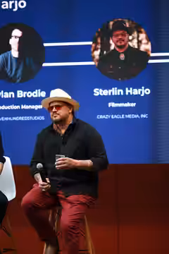 South by Southwest Conference, Austin, Texas, March 8, 2024 - Sterlin Harjo