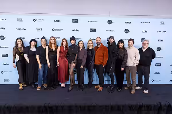 Cast and crew of "Two Women" at the 2025 Sundance Film Festival