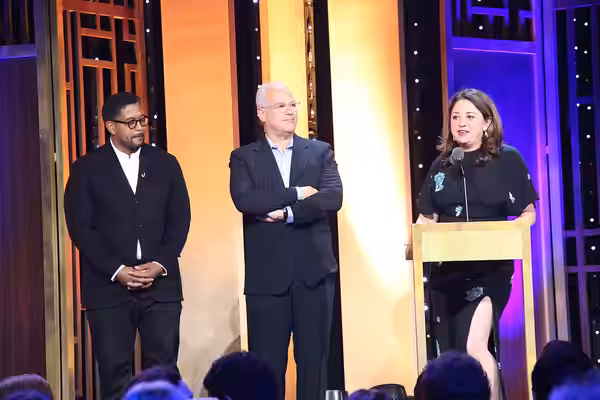 This photo includes Director Liz Garbus accepting the Peabody for "What Happened, Miss Simone?" (Photo/Sarah E. Freeman/Grady College, freemans@uga.edu in New Y (2016)