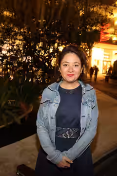 Liz Garbus at the Miami Film Festival presentation of "Nothing Left Unsaid" Photo: David Heischrek (2016)