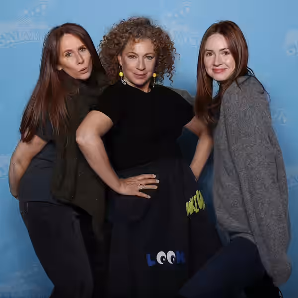 Doctor Who actresses Catherine Tate, Alex Kingston and Karen Gillan at GalaxyCon Minneapolis 2019