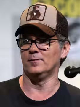 Chris McKay speaking at the 2016 San Diego Comic Con International, for "The LEGO Batman Movie", at the San Diego Convention Center in San Diego, California.