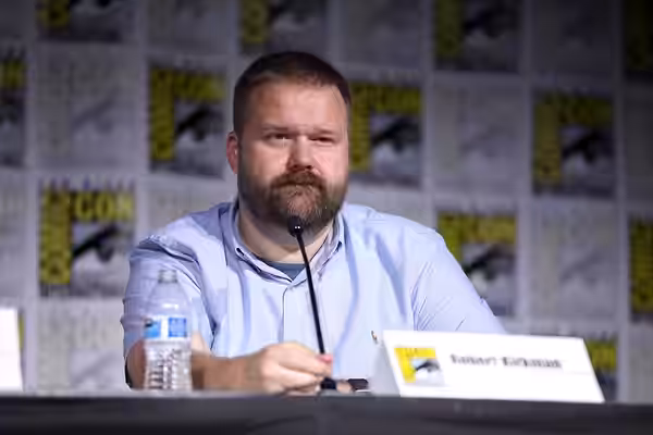 Robert Kirkman speaking at the 2023 San Diego Comic Con International, for "The Energon Universe", at the San Diego Convention Center in San Diego, California. 