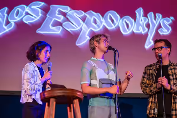 Ana Fabrega, Julio Torres and Fred Armisen "Los Espooky's live" June 29, 2019