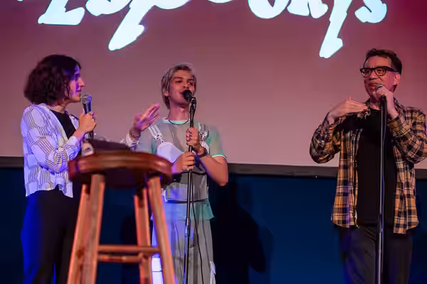 Ana Fabrega, Julio Torres and Fred Armisen "Los Espooky's live" June 29, 2019