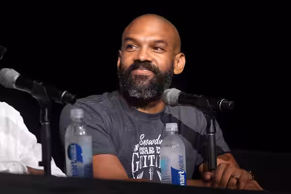 Khary Payton speaking at the 2017 San Diego Comic Con International, for "The Walking Dead", at the San Diego Convention Center in San Diego, California. Please