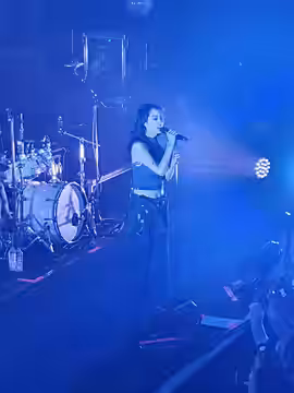 Rina Sawayama performing at the Powerstation in Auckland, New Zealand on 9 January 2023.