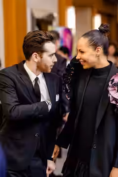 Aidan Shipley and Amanda Brugel. Photo: Vito Amati Photography (2020)