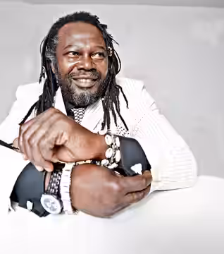 Levi Roots, founder of the Reggae Reggae sauce (2010)