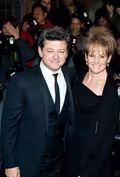 Andy Serkis and Lorraine Ashbourne at the 2013 Harper's Bazaar Women of the Year Awards (2014)