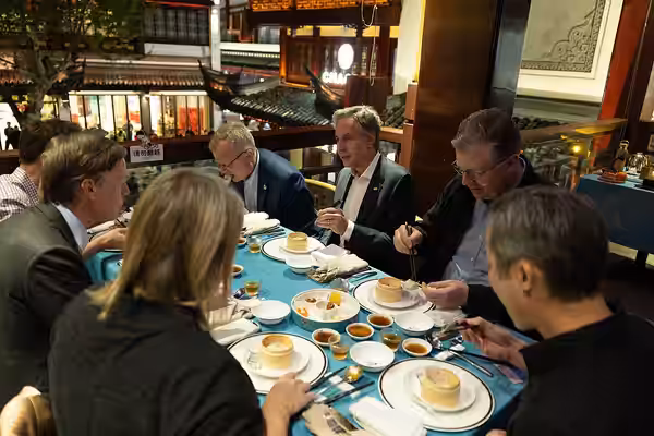 Secretary Antony J. Blinken has dinner with his staff, as well as U.S. Ambassador to China Nicholas Burns and Consul General Scott Walker, in Shanghai China, Ap (2024)