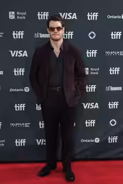 Connor Swindells, actor in 'William Tell', at the 2024 Toronto International Film Festival