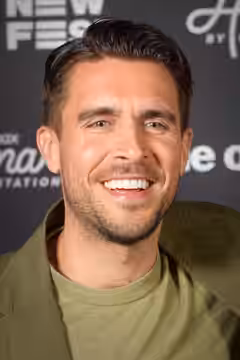 Josh Segarra at a press event for The Other Two, May 2023