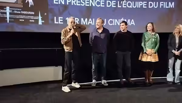 Avant-première du "Tableau volé" à l'UGC Ciné-Cité Les Halles, en avril 2024.