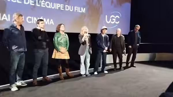 Avant-première du "Tableau volé" à l'UGC Ciné-Cité Les Halles, en avril 2024.