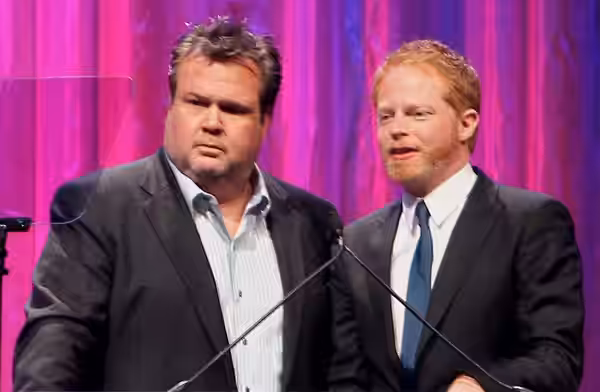 Jesse Tyler Ferguson and Eric Stonestreet from the show "Modern Family" at the 2010 HRC National Dinner.