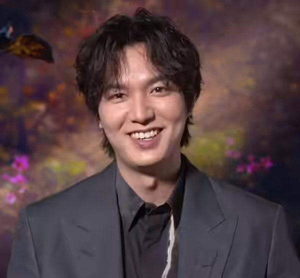 Lee Min-ho during an interview for Pachinko in 2022