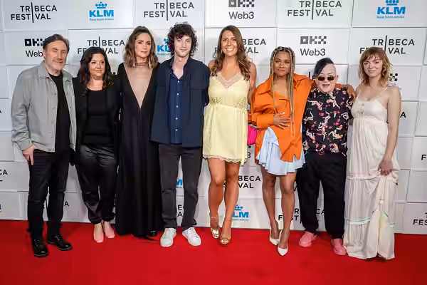 Cast of Tow during the premiere at the 2025 Tribeca Festival