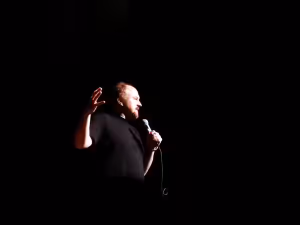 Louis C.K. as photographed by Jamison Foser, 4 November 2011