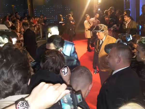 Johnny Knoxville and Lance Bangs at Jackass 3D London Premiere 2nd November 2010.