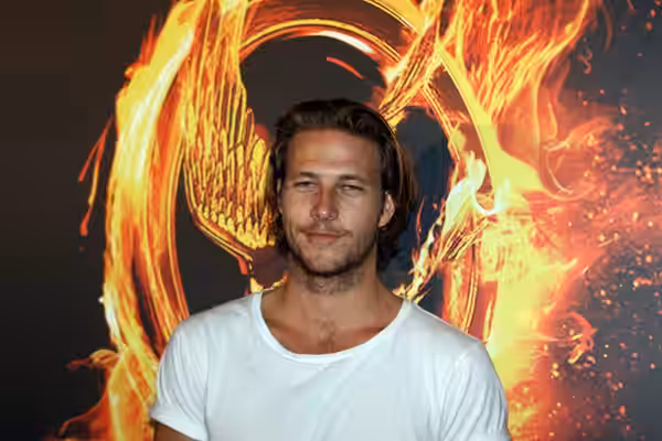 Australian actor Luke Bracey at The Hunger Games premiere, Sydney, Australia (2012)