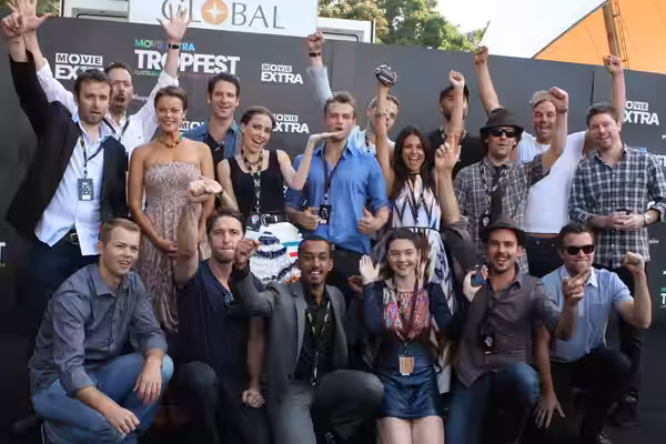 Tropfest 2012 finalists: In the crowd the winner Alethea Jones (film director), actress Matilda Brown .....