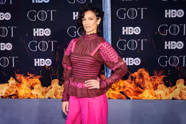 Indira Varma at the Game of Thrones Season 8 World Premiere at Radio City Music Hall, April 3, 2019. Photo by Sachyn Mital.