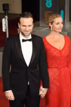 Rafe Spall and wife Elize Du Toit (2013)