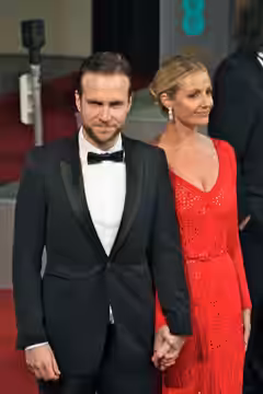 Rafe Spall and wife Elize Du Toit (2013)