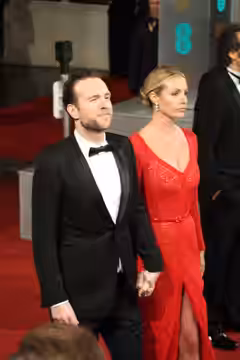 Rafe Spall and wife Elize Du Toit (2013)