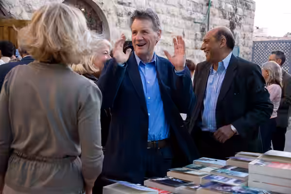 Michael Palin and Munzer Fahmy (2009)