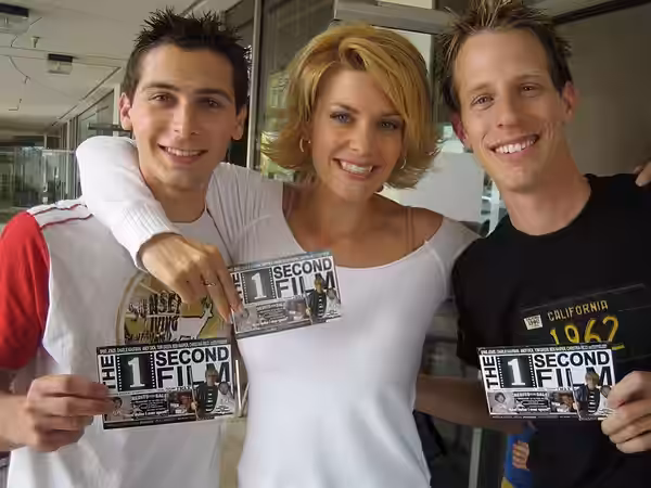 Justin Berfield, McKenzie Westmore, and Jason Felts each holding a producer credit for The 1 Second Film (2005)