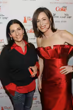Backstage at The Heart Truth's Red Dress Collection Fashion Show during New York Fashion Week. February 13, 2009 at Bryant Park.
