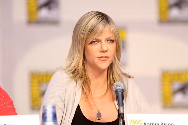 Actress Kaitlin Olson on the It's Always Sunny in Philadelphia panel at the 2010 San Diego Comic Con in San Diego, California. Please attribute to Gage Skidmore