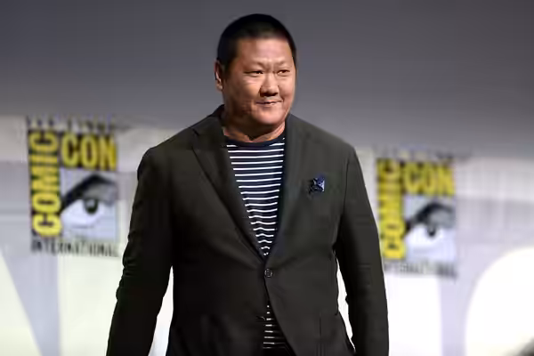 Benedict Wong speaking at the 2016 San Diego Comic Con International, for "Doctor Strange", at the San Diego Convention Center in San Diego, California. Please 