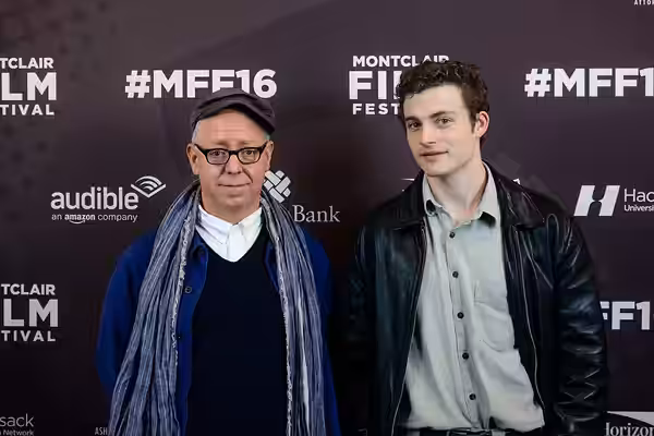James Schamus and Ben Rosenfield at the premiere of Indignation during the Montclair Film Festival 2016.