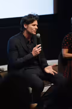 American screenwriter Steve Conrad, Creator and Executive Producer, discusses the Patriot Amazon TV series for New America (2017)