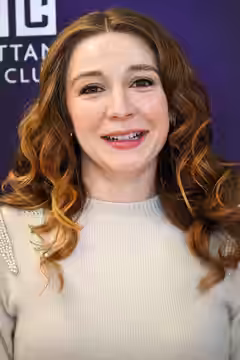 Kayli Carter at a press event for "The Balusters" in Manhattan Theatre Club studios, 2/26/26 (2026)