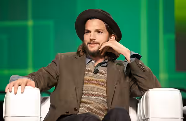 Ashton Kutcher at the TechCrunch Disrupt NY 2011.