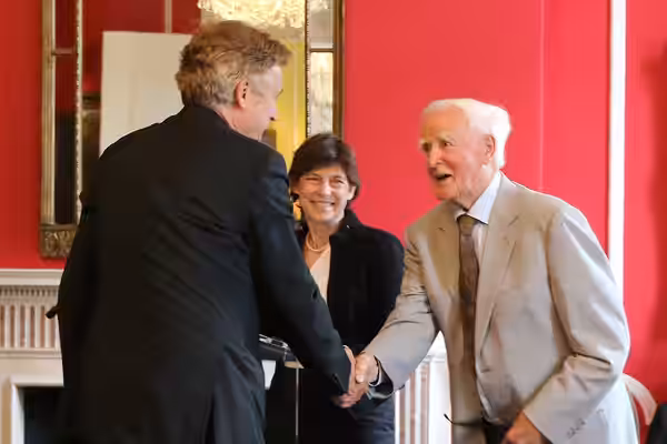Ambassador Ammon and John le Carré (2017)