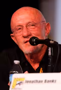 Jonathan Banks speaking at the 2012 San Diego Comic-Con International in San Diego, California. Please attribute to Gage Skidmore if used elsewhere.