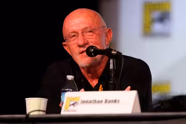 Jonathan Banks speaking at the 2012 San Diego Comic-Con International in San Diego, California. Please attribute to Gage Skidmore if used elsewhere.