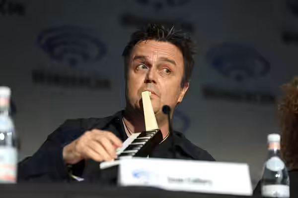 Sean Callery speaking at the 2018 WonderCon at the Anaheim Convention Center in Anaheim, California. Please attribute to Gage Skidmore if used elsewhere.
