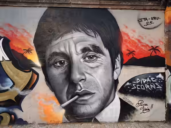 Mural al passeig de Circumval·lació (Barcelona), Al Pacino (2025)